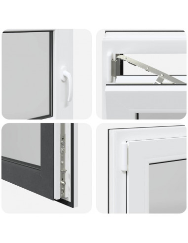 Finestra Seminterrato RISOR 90x60 cm Anta Ribalta DIN Sinistra