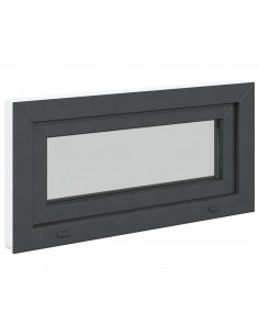 Finestra Seminterrato RISOR 80x40 cm Tilt 3 Vetri Antracite