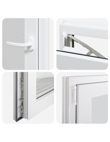 Finestra Seminterrato RISOR 60x90 cm Anta Ribalta DIN Sinistra