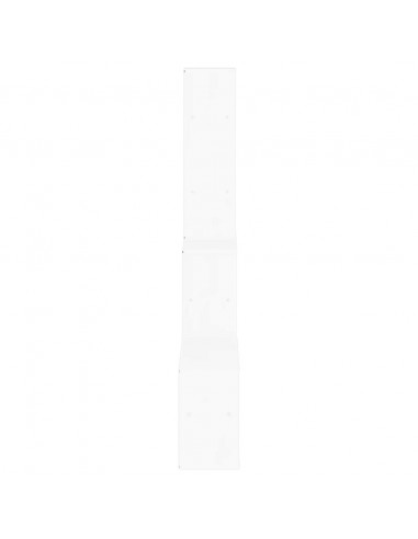 Mobile TV 4 pz con Contenitore ODDA Bianco in Legno di Pino