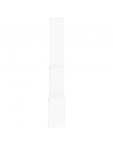 Mobile TV 4 pz con Contenitore ODDA Bianco in Legno di Pino