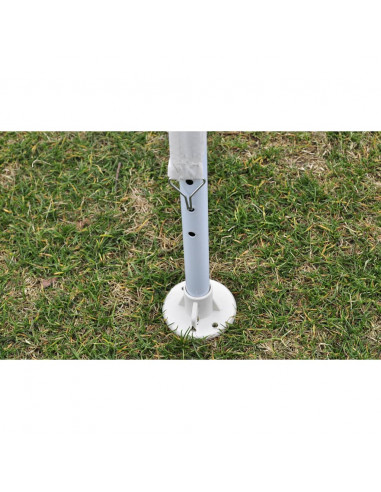 Gazebo da Esterno 3x3 m con Tetto a Piramide per Feste