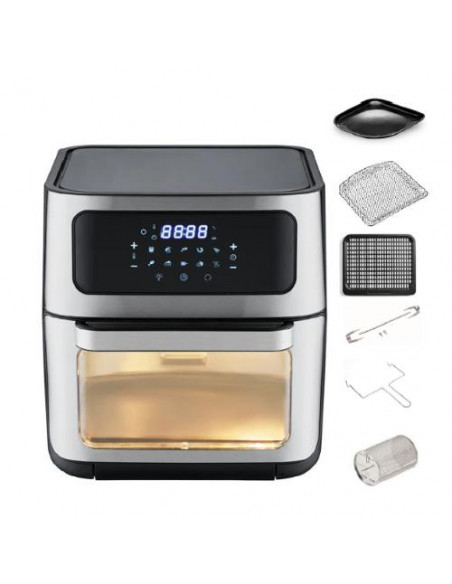 ZEPHIR FRIGGITRICE AD ARIA MULTIFUNZ. 12LT 1800W DISPLAY TOUCH ZHC121N