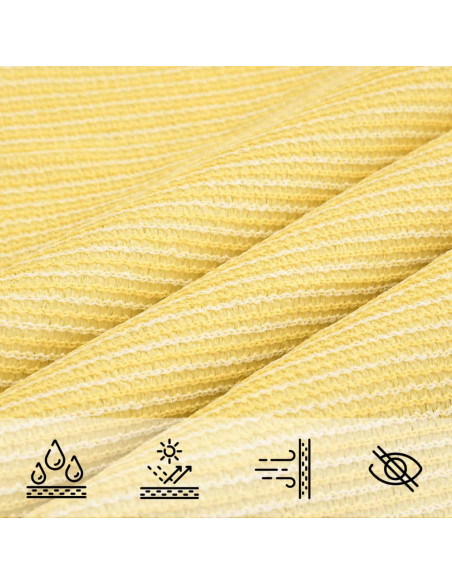 Vela Parasole 160 g/m² Beige 6x7 m in HDPE