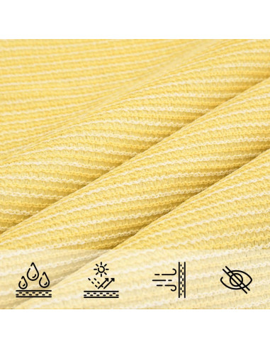 Vela Parasole 160 g/m² Beige 3x3 m in HDPE