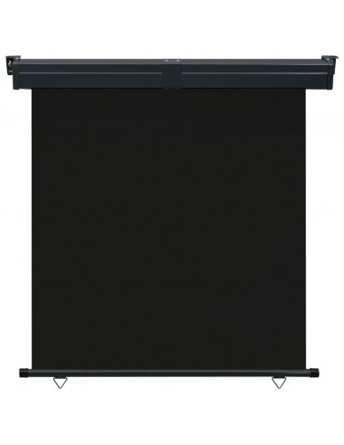 Tenda Laterale per Terrazzo 160x250 cm Nera