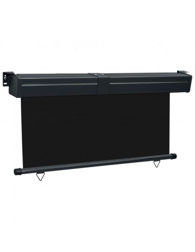 Tenda Laterale per Terrazzo 160x250 cm Nera
