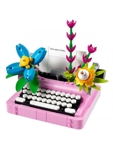 MACCHINA DA SCRIVERE CON FIORI