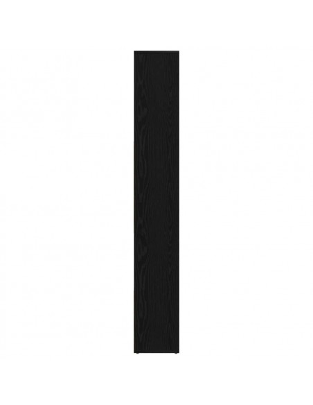 Libreria Rovere Nero 67x24x161 cm in Legno Multistrato