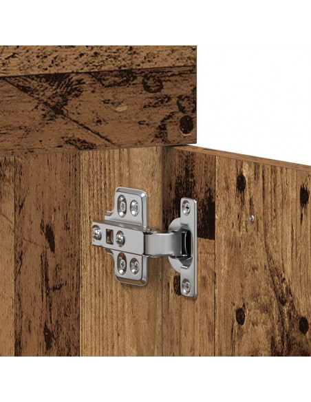 Mobile Lavabo Bagno Legno Antico 60x38,5x46 cm in Truciolato