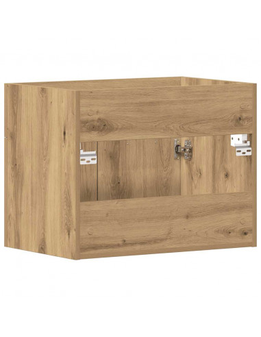 Mobile Lavabo Bagno Rovere Artigianale 60x38,5x46 cm Truciolato