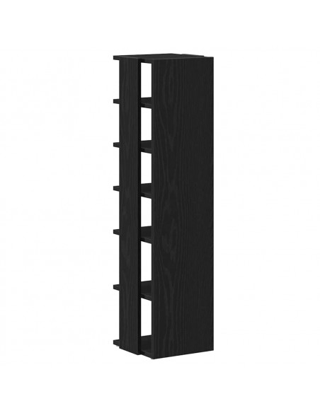Scarpiere 2 pz Rovere Nero 25x27x102 cm in Legno Multistrato