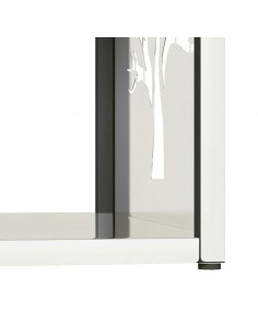 Rastrelliera per Legna da Ardere 40x40x40 cm in Acciaio Inox 2