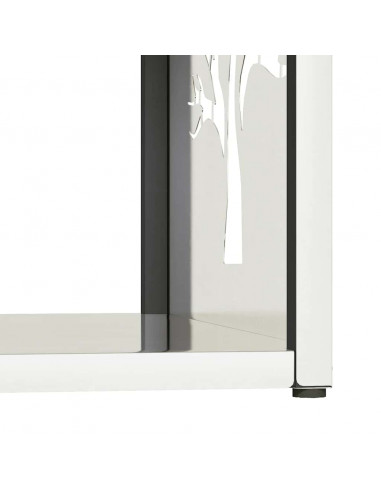 Rastrelliera per Legna da Ardere 40x40x40 cm in Acciaio Inox