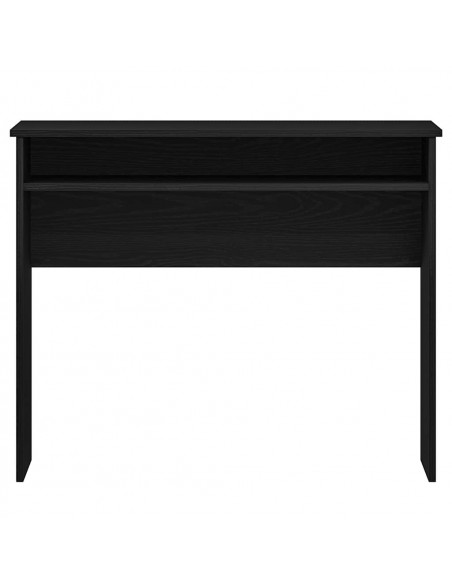 Scrivania Rovere Nero 90x50x74 cm in Legno Multistrato