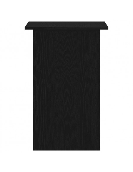 Scrivania Rovere Nero 90x50x74 cm in Legno Multistrato