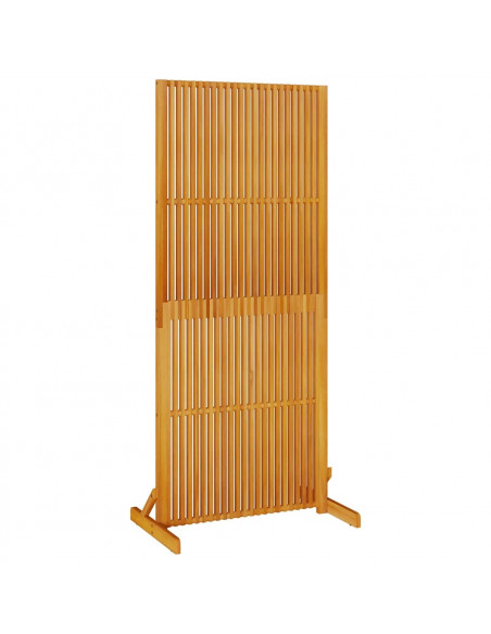 Schermo per la Privacy Interno/Esterno 180,5 cm Legno di Acacia