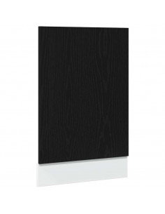 Pannello Lavastoviglie Rovere Nero 45x1,5x67 cm in Truciolato