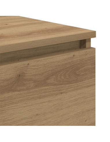 Credenza Rovere Artigianale 60x35x76 cm in Legno Multistrato