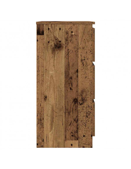 Credenza Legno Antico 60x35x76 cm in Legno Multistrato
