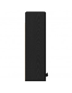 Armadio a Muro Rovere Nero 32x20x67 cm in Legno Multistrato