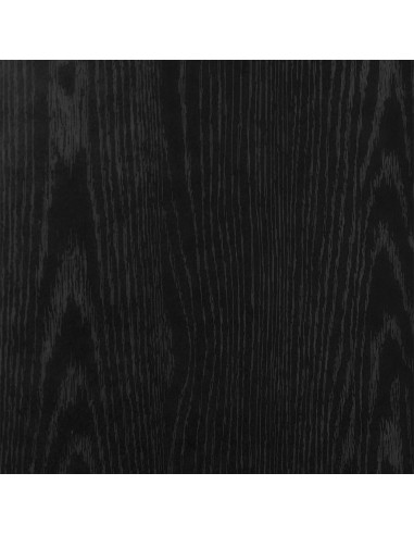 Cassettiera Rovere Nero 40x50x76 cm in Legno Multistrato