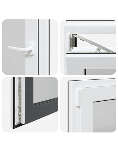 Finestra Seminterrato RISOR 60x60 cm Anta Ribalta DIN Sinistra