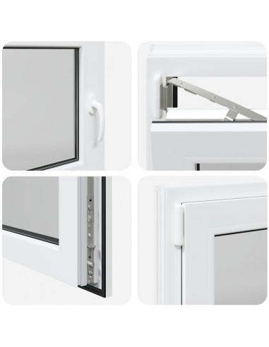 Finestra Seminterrato RISOR 120x60 cm Anta Ribalta DIN Sinistra