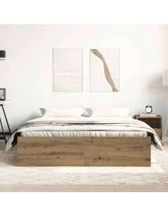 Giroletto senza Materasso Rovere Artigianale 150x200cm 2