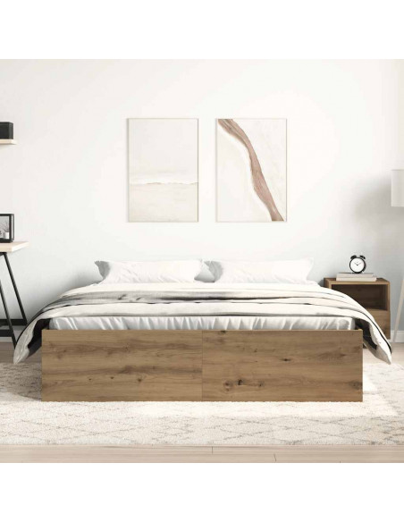 Giroletto senza Materasso Rovere Artigianale 150x200cm