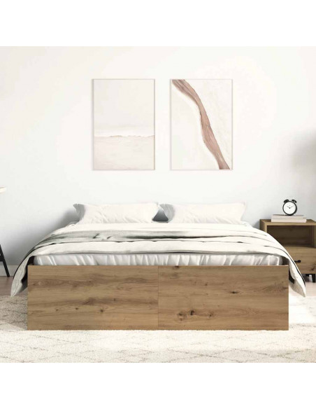 Giroletto senza Materasso Rovere Artigianale 135x190cm