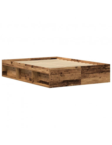 Giroletto senza Materasso Legno Antico 135x190cm in Truciolato