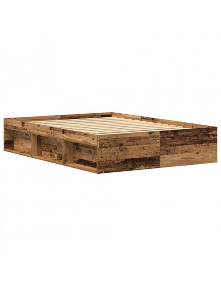Giroletto senza Materasso Legno Antico 135x190cm in Truciolato