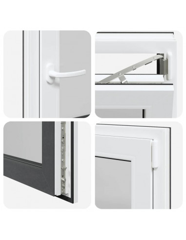 Finestra per Seminterrato RISOR 60x90cm Anta Ribalta DIN Destra