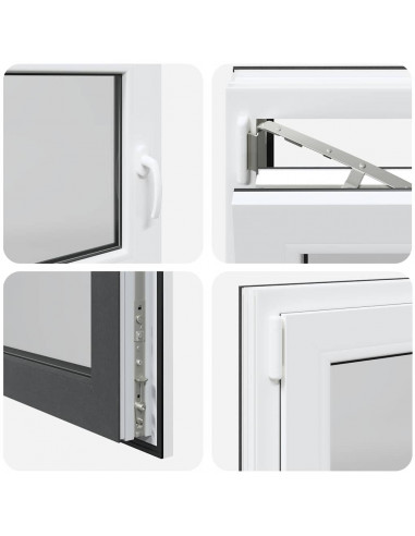 Finestra Seminterrato RISOR 110x60 cm Anta Ribalta DIN Sinistra