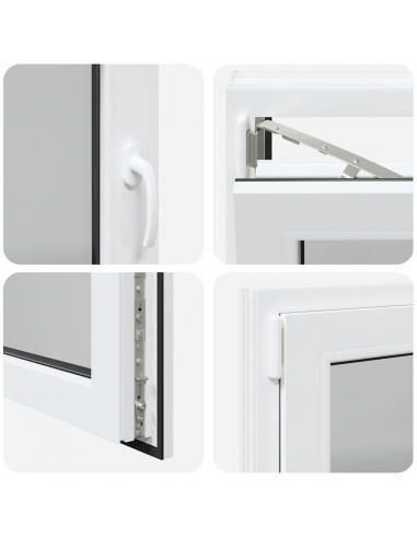 Finestra Seminterrato RISOR 110x60 cm Anta Ribalta DIN Destra