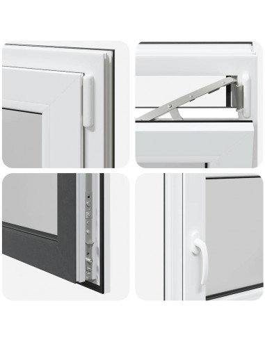 Finestra Seminterrato RISOR 110x60 cm Anta Ribalta DIN Destra