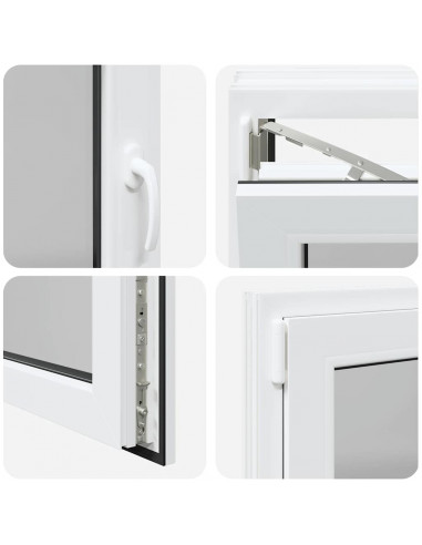 Finestra Seminterrato RISOR 110x50 cm Anta Ribalta DIN Sinistra