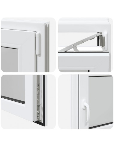 Finestra Seminterrato RISOR 110x60 cm Anta Ribalta DIN Destra