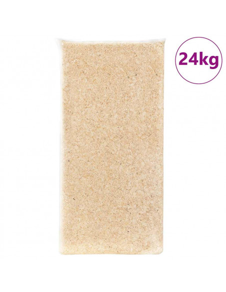 Trucioli di Legno per Lettiere per Animali Legno Tenero 24 kg