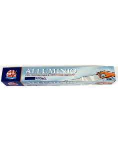 Rotolo alluminio Gel Sac 420209 H.29 cm Sp. 11 Micron Silver
