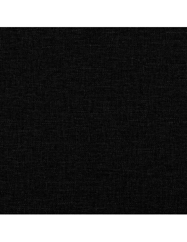 Divano Letto Estraibile con Materassi Nero 90x190 cm in Tessuto