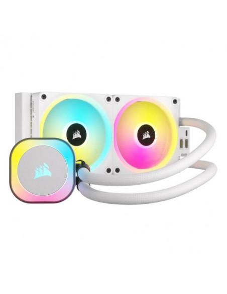 Corsair iCUE Link H100i RGB Bianco CPU Liquid Cooler Intel 1851/1700/1200 AMD AM5/AM4