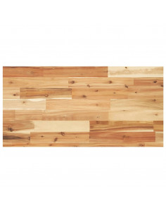Ripiano a Parete 80x40x4 cm Legno Massello Acacia Rifinito Olio 2