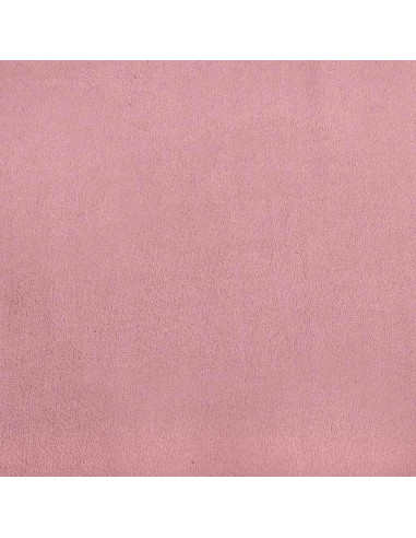 Giroletto a Molle con Materasso Rosa 180x210 cm in Velluto