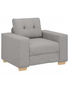 Divano Sedia Grigio Nuvola 59 cm in Tessuto