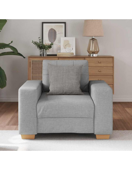 Divano Sedia Grigio Nuvola 59 cm in Tessuto