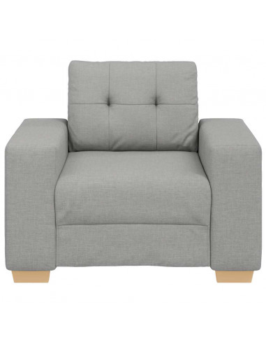 Divano Sedia Grigio Nuvola 59 cm in Tessuto