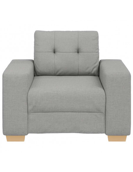 Divano Sedia Grigio Nuvola 59 cm in Tessuto