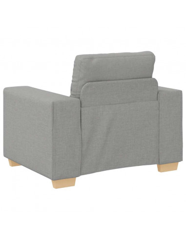 Divano Sedia Grigio Nuvola 59 cm in Tessuto